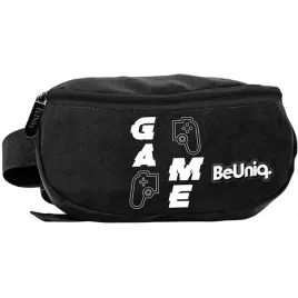 gamepad-saszetka-nerka-torba-na-pas-mlodziezowa-czarna-beuniq-gamer-gry-gra