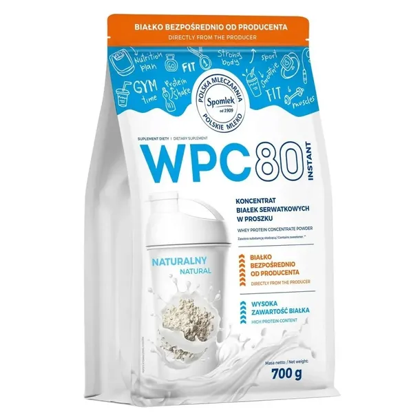 Spomlek WPC 80 Instant 700g [Smak Natural]