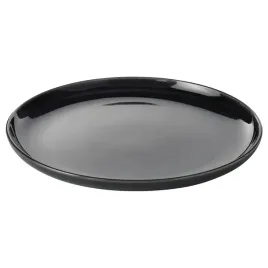ikea-gladelig-talerz-ciemnoszary-25-cm