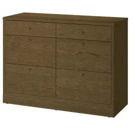 ikea-tonstad-komoda-6-szuflad-brazowy-bejcowana-okleina-debowa-120x47x90cm