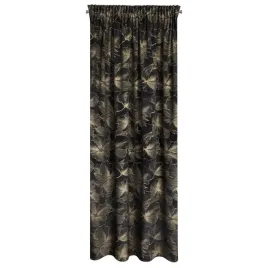 zaslona-stella-140x300-cm-czarna-welwetowa-na-tasmie-ze-zlotym-wzorem