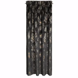 zaslona-gloria-czarna-140x300-cm-welwet-liscie-zloty-polysk-na-tasmie