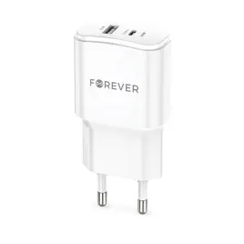 forever-ladowarka-sieciowa-pd-qc-tc-01-20ac-1x-usb-c-1x-usb-20w-biala