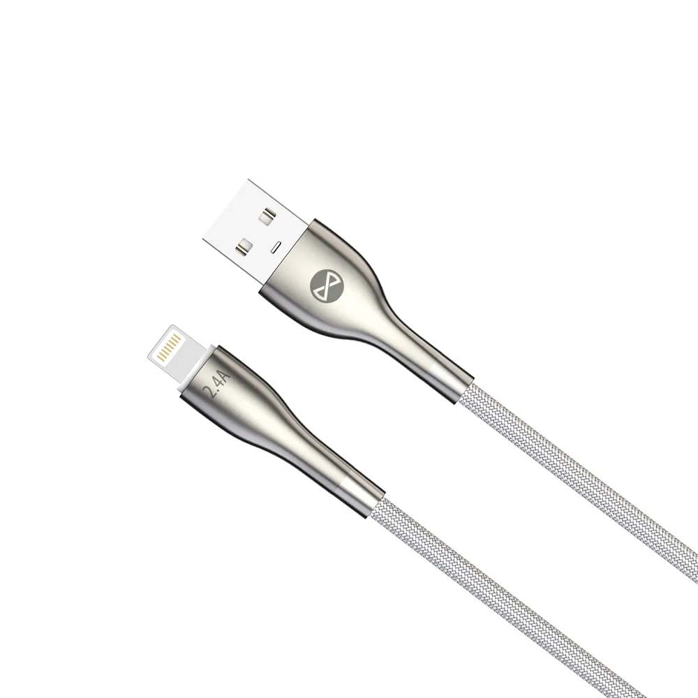 forever-kabel-sleek-usb-lightning-10-m-24a-bialy
