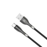 forever-kabel-sleek-usb-usb-c-10-m-3a-czarny-stan-nowy