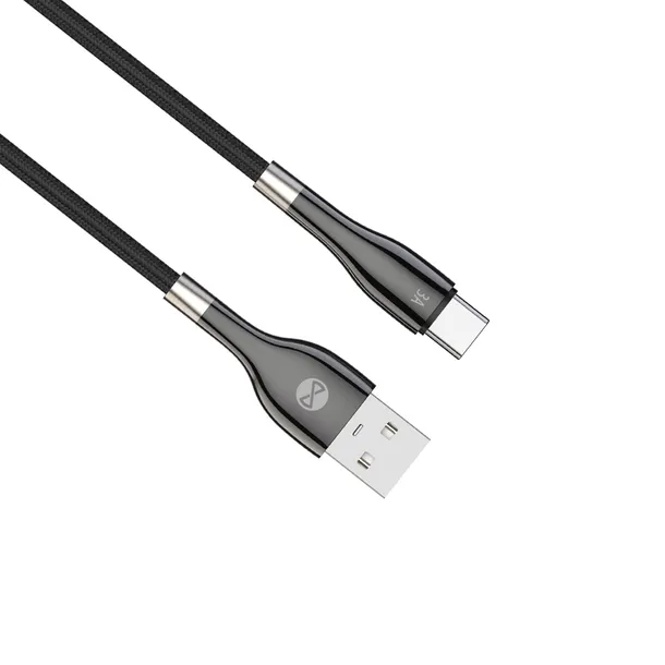 forever-kabel-sleek-usb-usb-c-10-m-3a-czarny-marka-forever