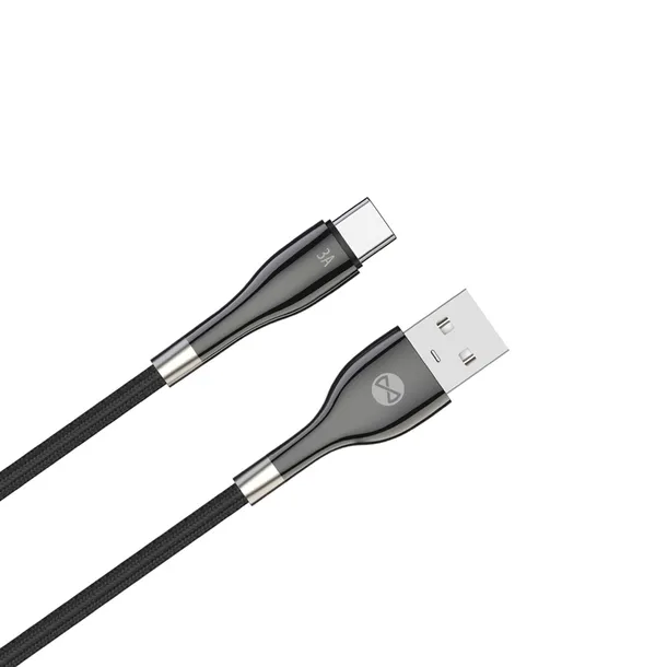 forever-kabel-sleek-usb-usb-c-10-m-3a-czarny-kod-producenta-gsm171007