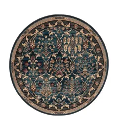 dywan-welniany-do-salonu-amara-szmaragd-kolo-isfahan-133-cm