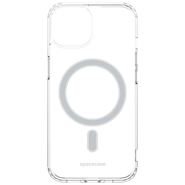 spacecase-clear-mag-iphone-14-plus-funkcje-antyposlizgowa-struktura-ladowanie-indukcyjne-magsafe-pochlanianie-wstrzasow