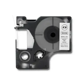 qoltec-tasma-do-dymo-d1-43613-or-6mm-x-7m-or-biala-czarny-nadruk