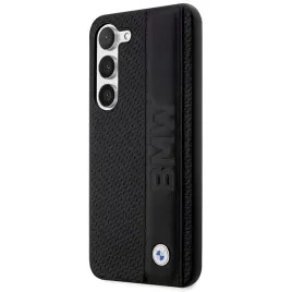 bmw-etui-hardcase-do-samsung-galaxy-s23-s916-bmhcs23m22rdpk-leather-stripe