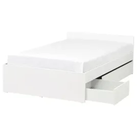 ikea-vihals-rama-lozka-z-2-pojemnikami-bialy-luroy-140x200-cm