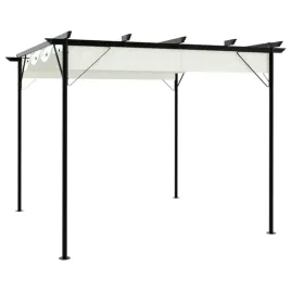 vidaxl-pergola-ze-zwijanym-dachem-smietankowa-3x3-m-stalowa