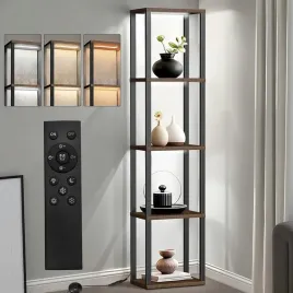 regal-na-ksiazki-z-oswietleniem-led-5-poziomowy-3-barwy-swiatla-164x38x27