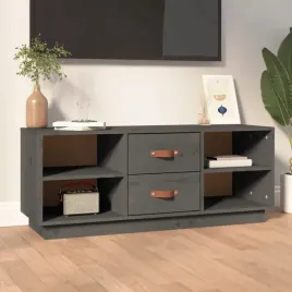 vidaxl-szafka-pod-tv-szara-100x34x40-cm-lite-drewno-sosnowe