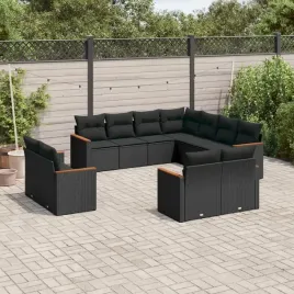 vidaxl-11-cz-zestaw-wypoczynkowy-do-ogrodu-poduszki-czarny-rattan-pe
