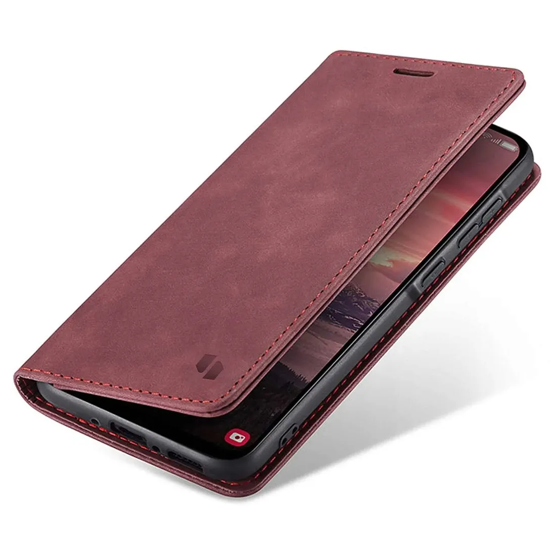spacecase-wallet-galaxy-a56-red