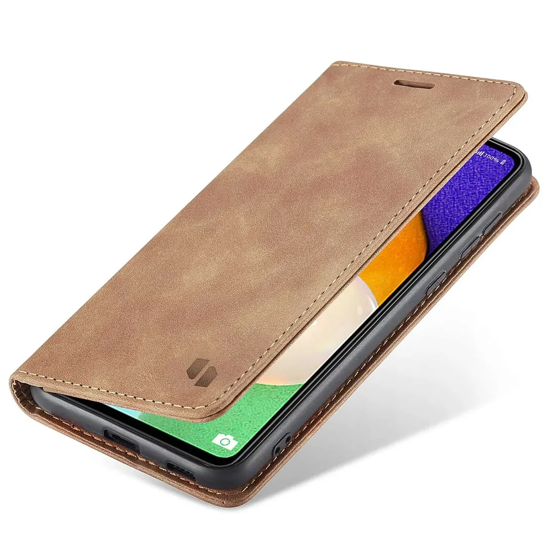 spacecase-wallet-galaxy-a53-light-brown