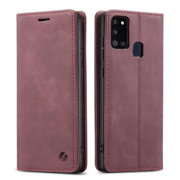 spacecase-wallet-galaxy-a21s-red-typ-etui-z-klapka