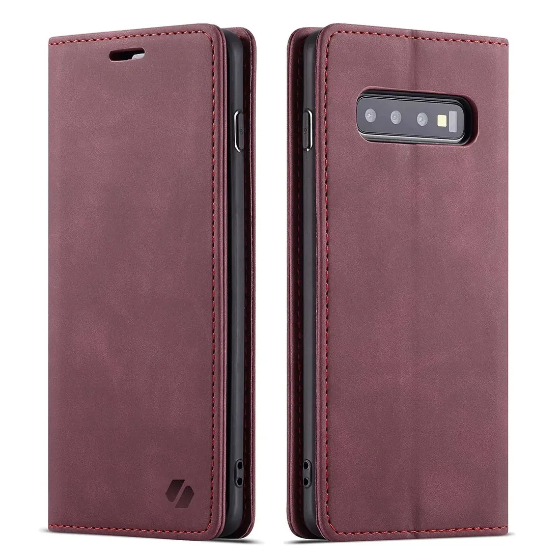spacecase-wallet-galaxy-s10-red