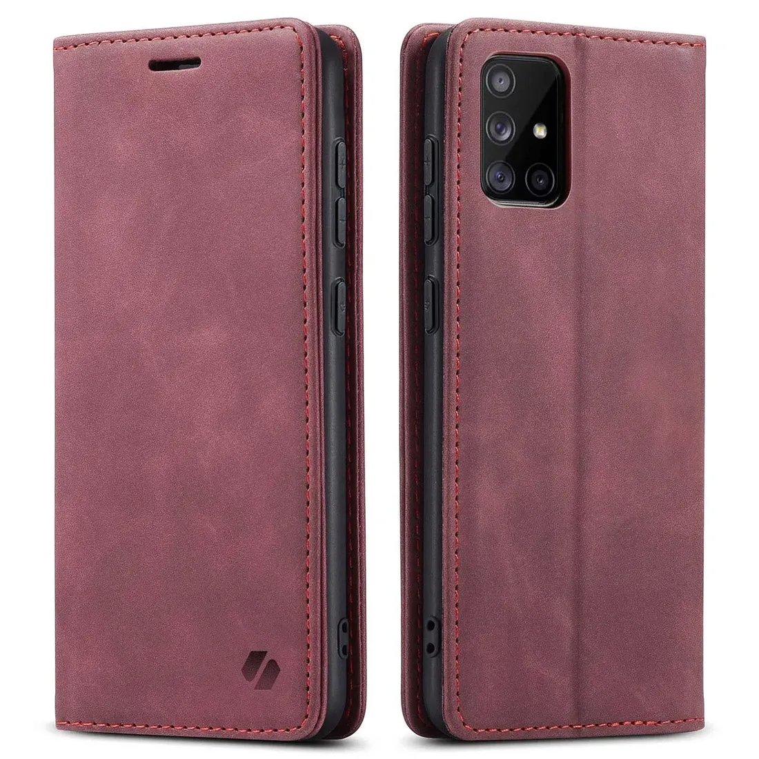 spacecase-wallet-galaxy-a71-red