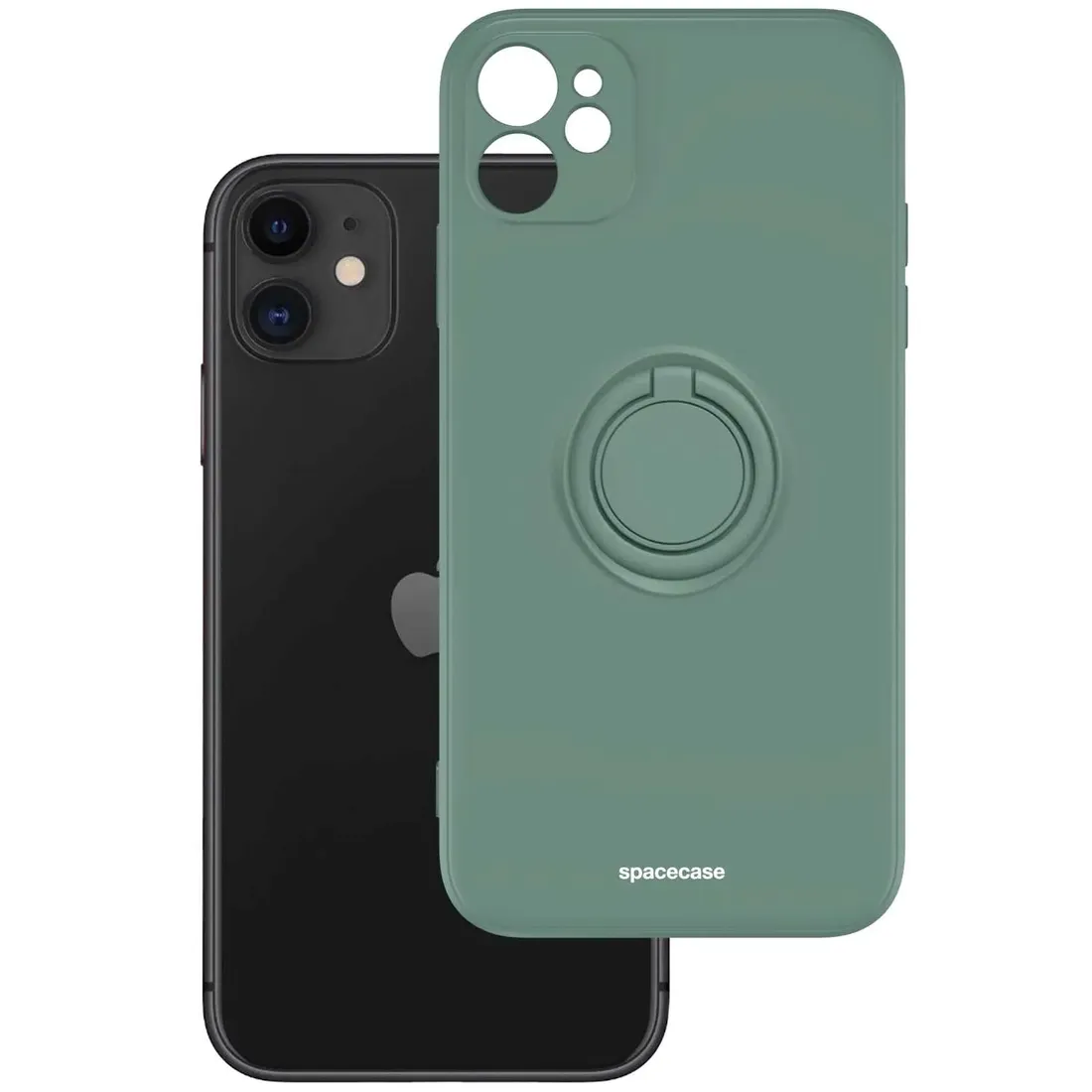 spacecase-silicone-ring-iphone-11-dark-green