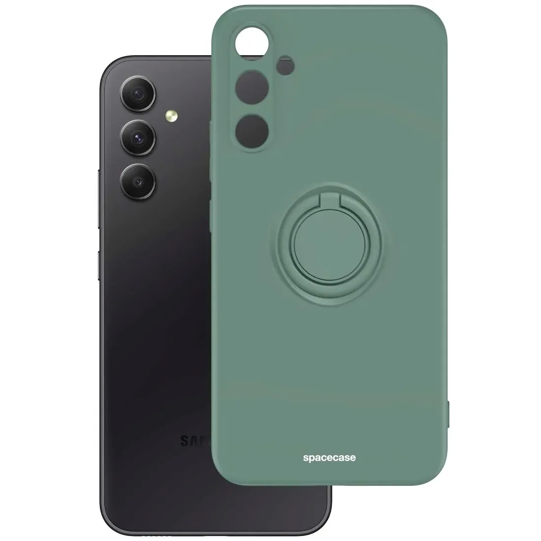 spacecase-silicone-ring-galaxy-a34-5g-dark-green