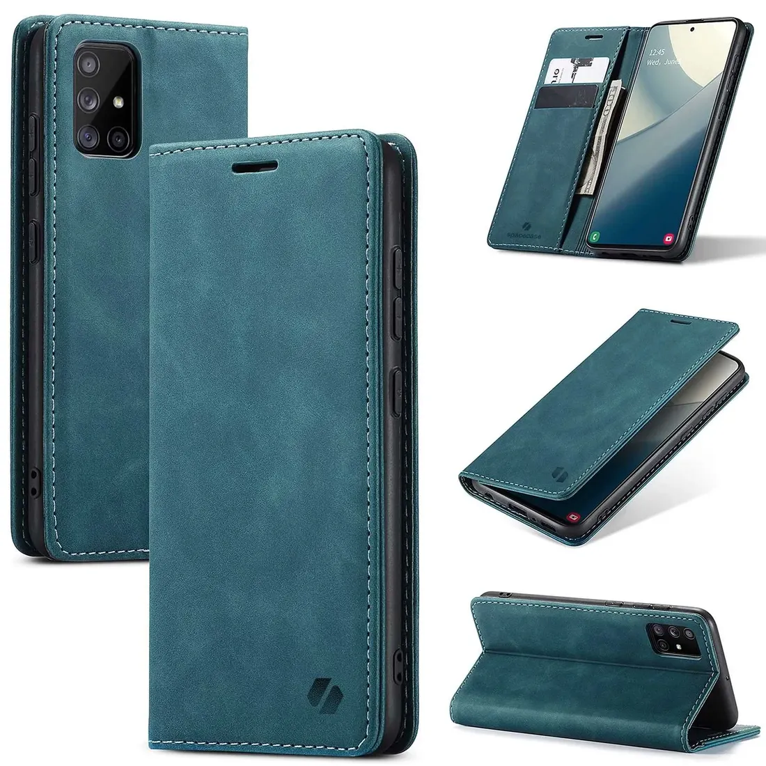 spacecase-wallet-galaxy-a51-blue
