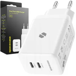 spacecase-usb-charger-45w-gan-sc007w-white