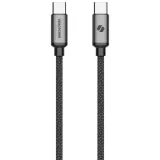 spacecase-usb-c-to-usb-c-cable-1m-60w-cl01-kolor-czarny