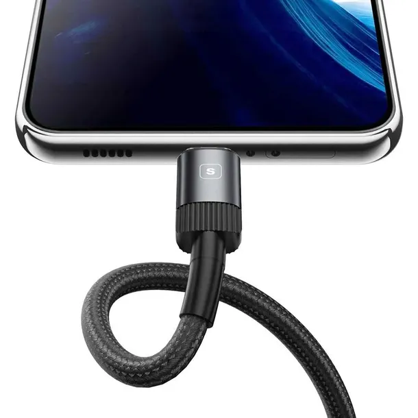 spacecase-usb-c-cable-2m-2-4a-black-dlugosc-przewodu-2-m