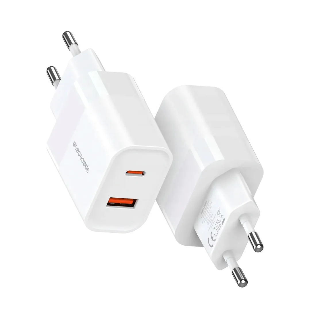 spacecase-usb-charger-20w-sc002w-white