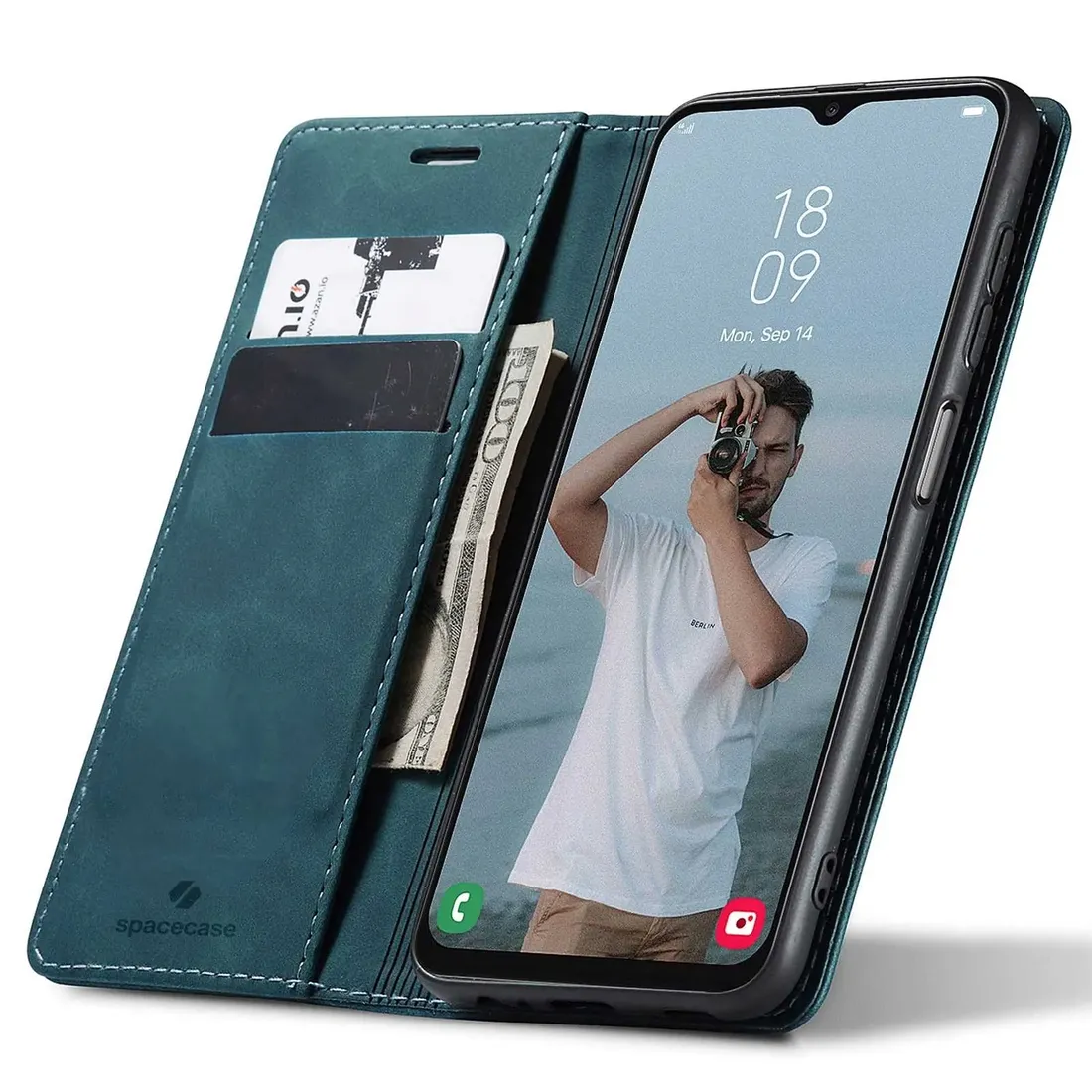 spacecase-wallet-galaxy-a13-4g-blue