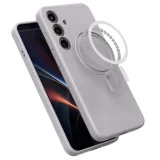 spacecase-silicone-mag-galaxy-s25-light-purple-funkcje-antyposlizgowa-struktura-ladowanie-indukcyjne-magsafe-pochlanianie-wstrzasow