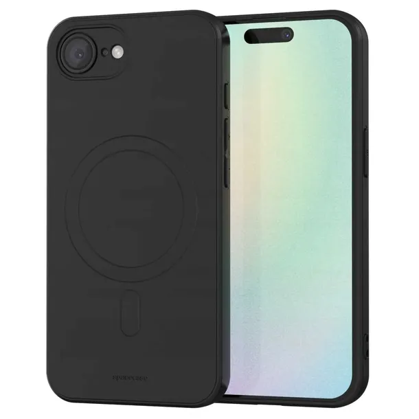 spacecase-silicone-magnetic-iphone-16e-black-stan-nowy