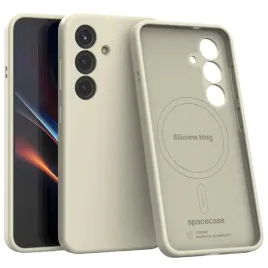 spacecase-silicone-mag-galaxy-s25-beige