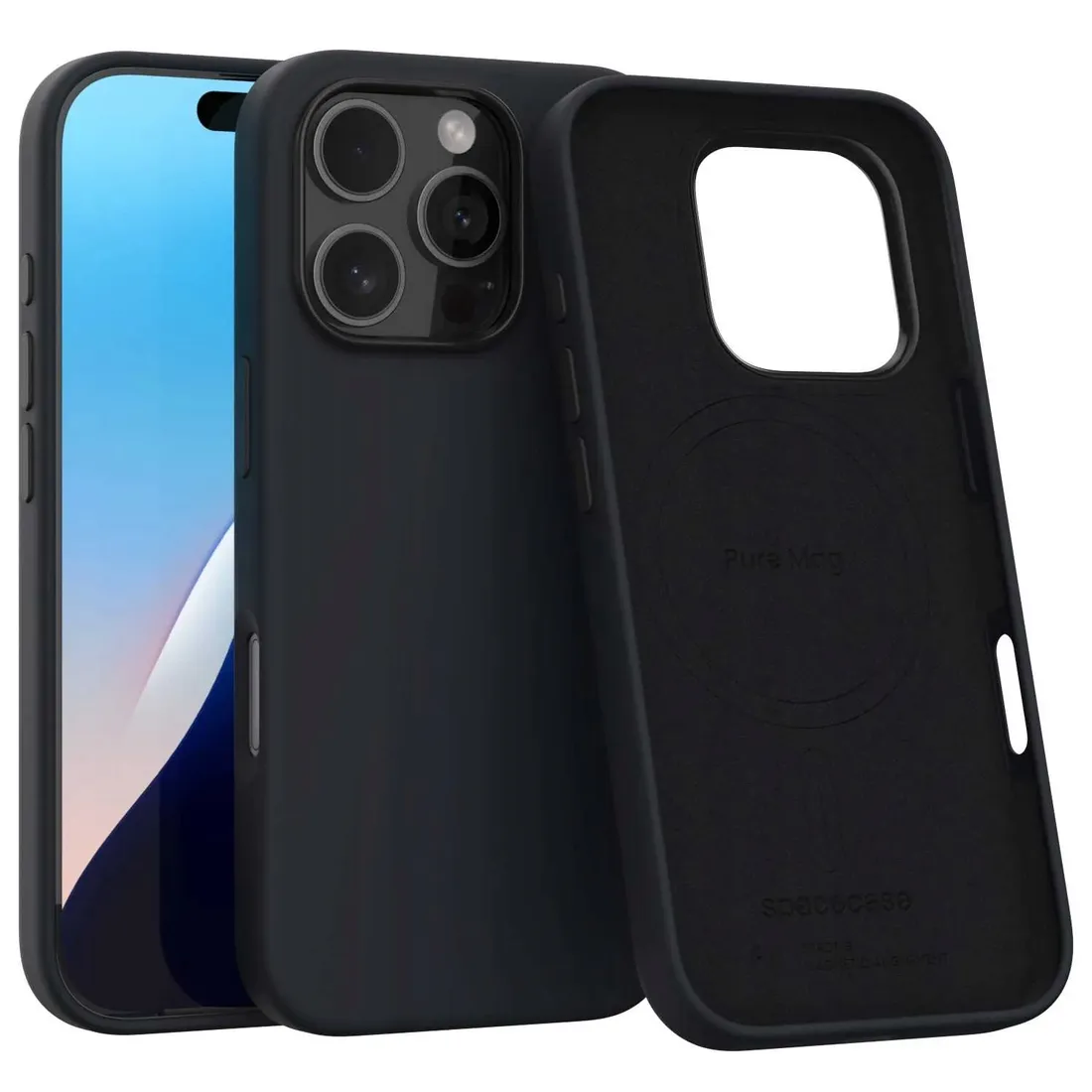 spacecase-pure-mag-iphone-16-pro-black