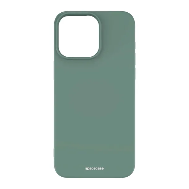 spacecase-silicone-case-iphone-15-pro-max-dark-green-funkcje-ladowanie-indukcyjne-pochlanianie-wstrzasow