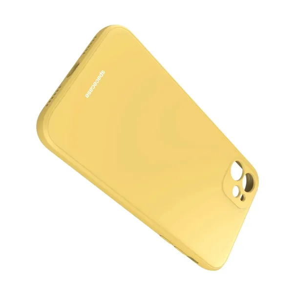 spacecase-silicone-case-iphone-11-yellow-zalaczone-wyposazenie-szklo-hartowane-szmatka-do-czyszczenia