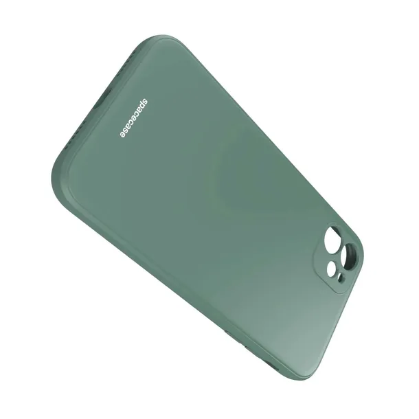 spacecase-silicone-case-iphone-11-dark-green-zalaczone-wyposazenie-szklo-hartowane-szmatka-do-czyszczenia