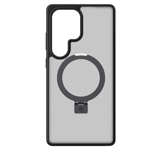 spacecase-ring-pro-galaxy-s25-ultra-black-funkcje-antyposlizgowa-struktura-ladowanie-indukcyjne-magsafe-pochlanianie-wstrzasow