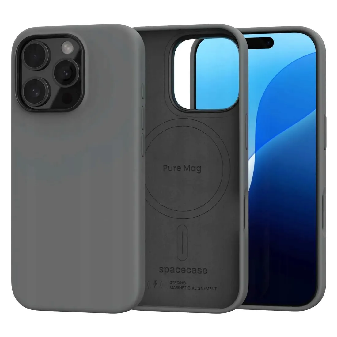 spacecase-pure-mag-iphone-16-pro-gray