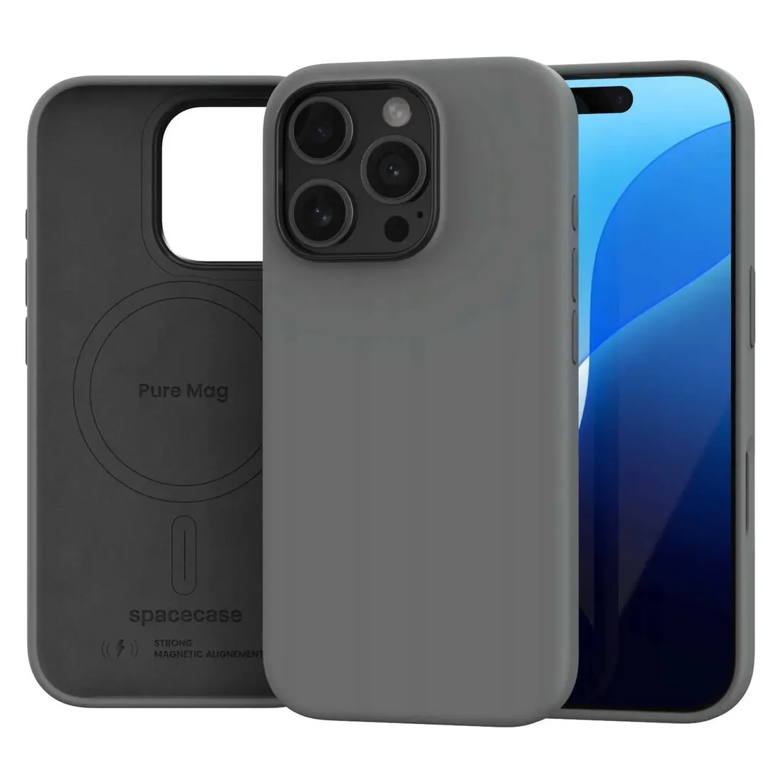 spacecase-pure-mag-iphone-16-pro-gray
