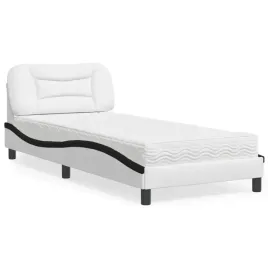 vidaxl-lozko-z-materacem-bialo-czarne-90x190-cm-sztuczna-skora