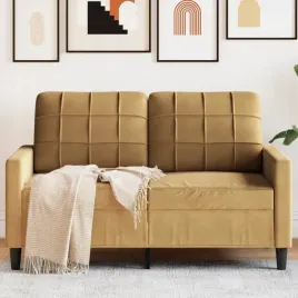 vidaxl-sofa-2-osobowa-brazowy-120-cm-tapicerowana-aksamitem