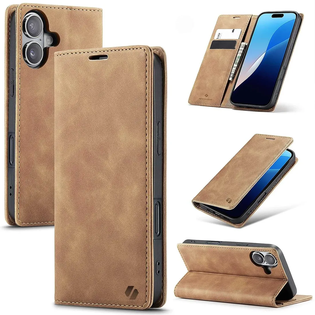 spacecase-wallet-iphone-16-light-brown
