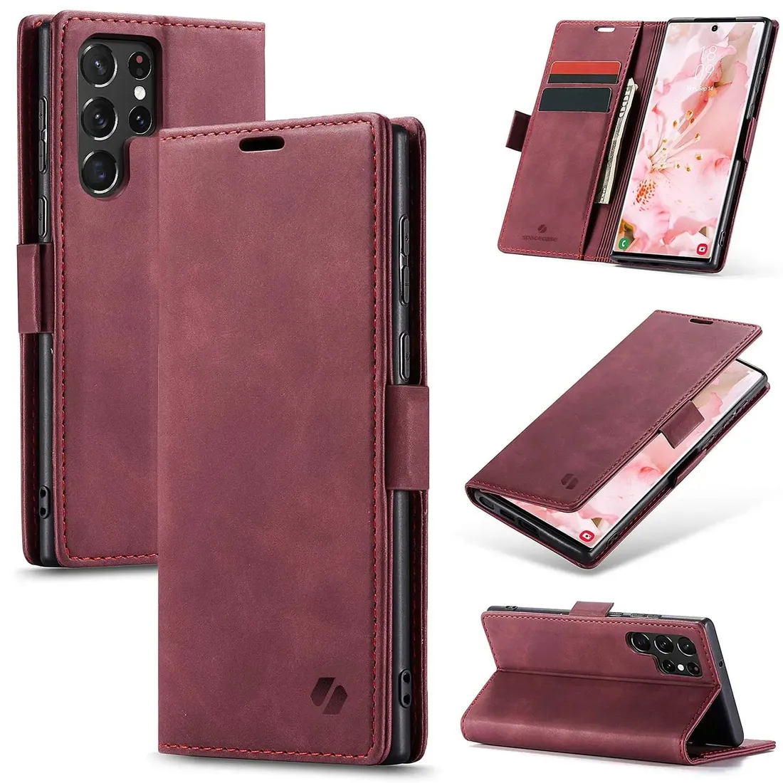 spacecase-wallet-galaxy-s22-ultra-red