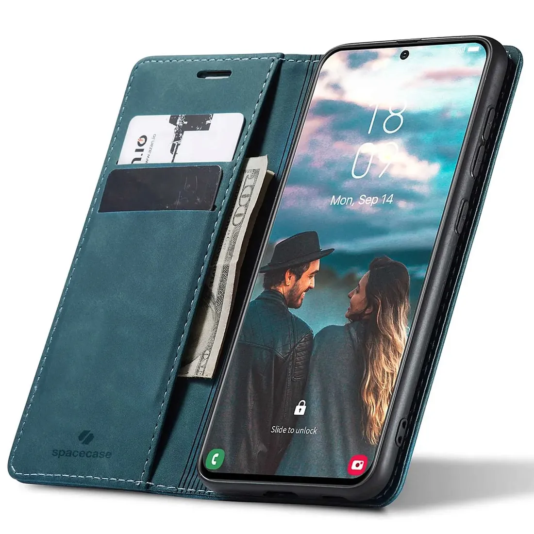 spacecase-wallet-galaxy-s21-fe-blue