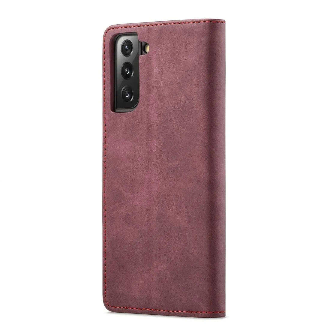 spacecase-wallet-galaxy-s21-fe-red