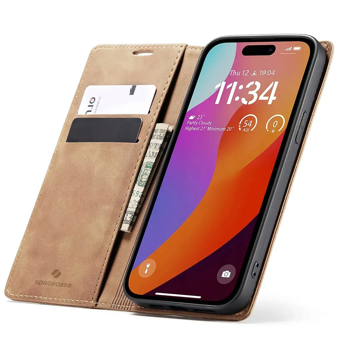 spacecase-wallet-iphone-15-pro-max-light-brown